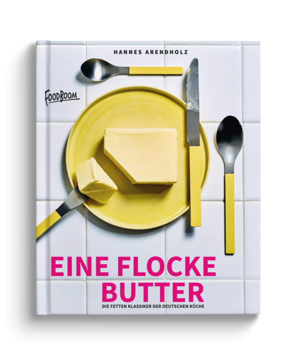 Eine Flocke Butter