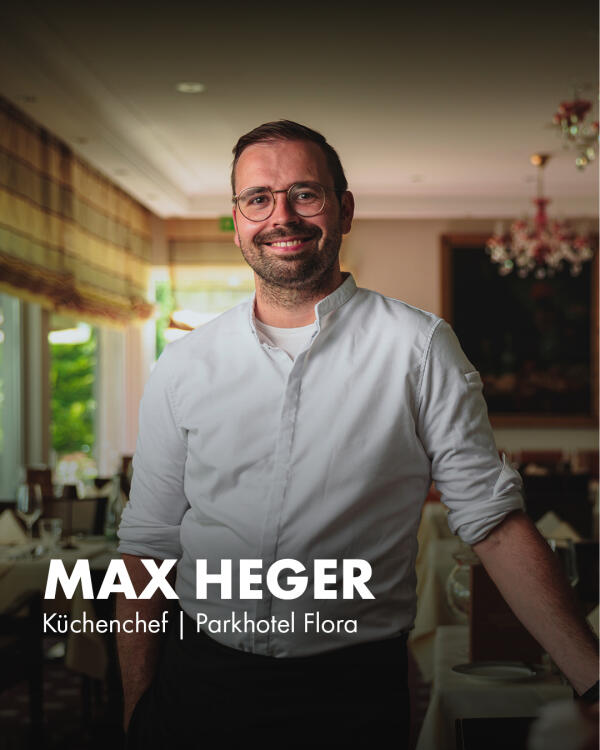 Wird einem Koch ein „grüner Gaumen“ angedichtet, muss das Gründe haben.🌿
Max Heger vom Parkhotel Flora meistert Hotel...