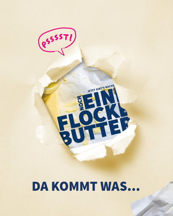 Psst… ganz bald kommt was Leckeres!
Erinnert ihr euch an „Eine Flocke Butter“? An die leckeren Klassiker, die Wohlfühlge...