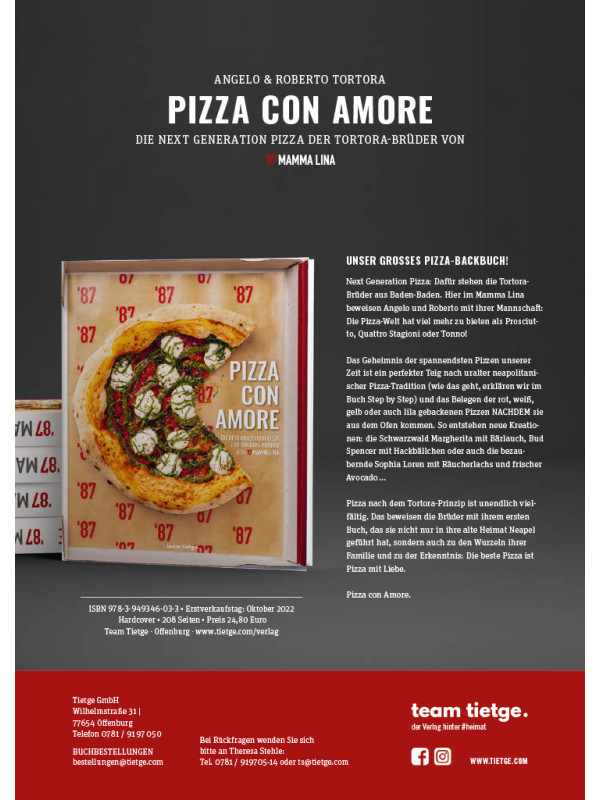 Infoblatt - Pizza con amore